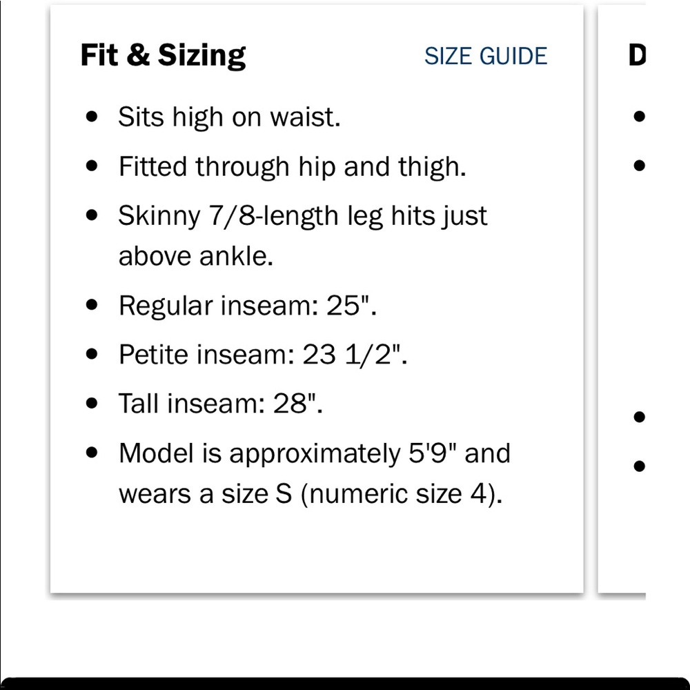 Old Navy High Waisted Compression Leggings - Picture 5 of 6